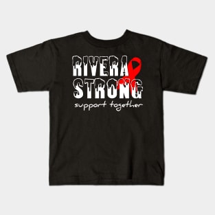 Rivera Strong support together Kids T-Shirt